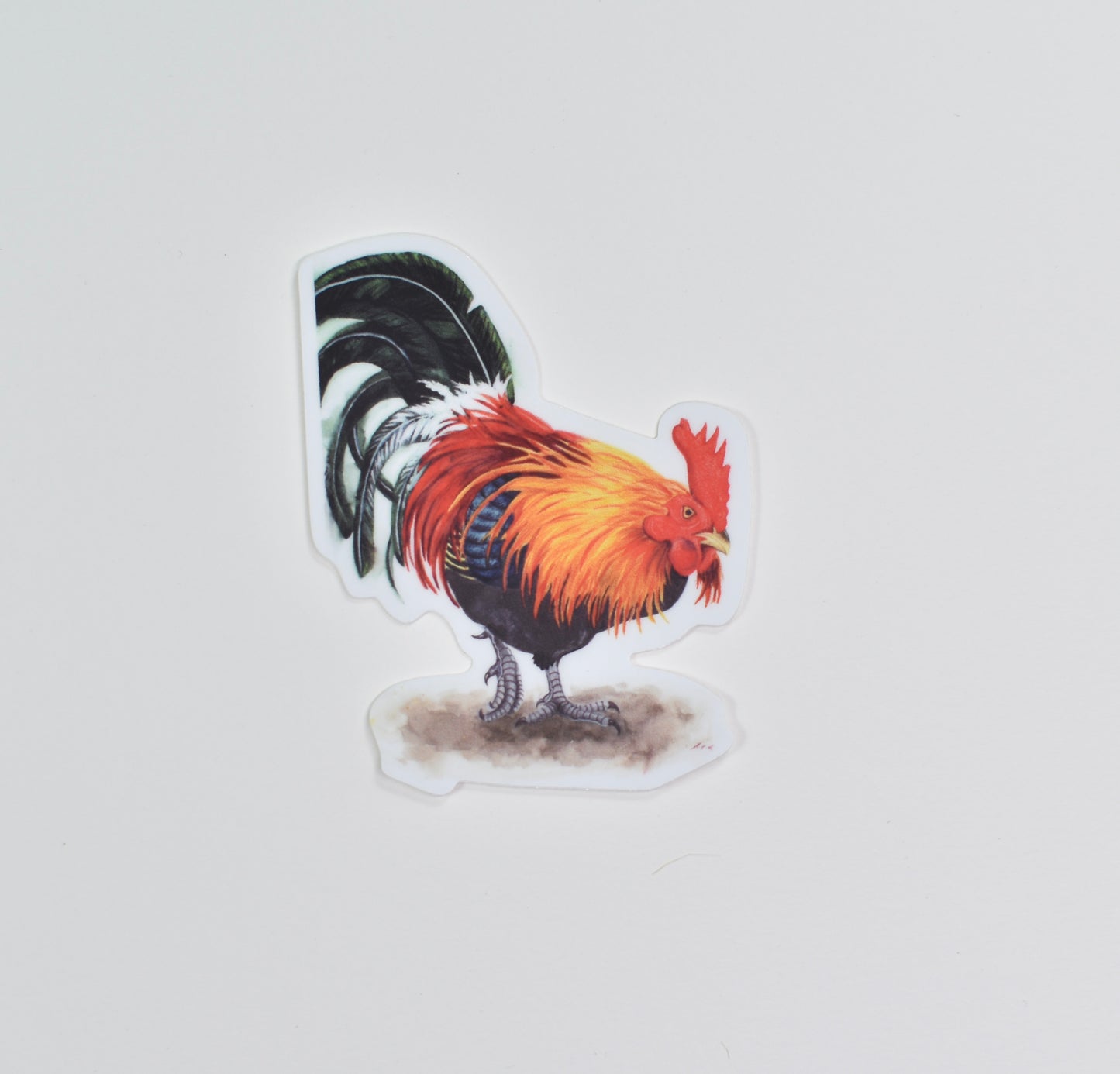 Junglefowl (Male) Die-Cut Sticker