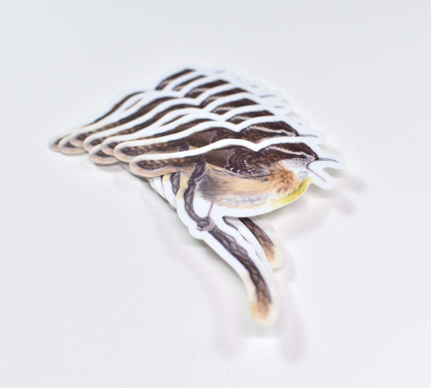 Carolina Wren Die-Cut Sticker