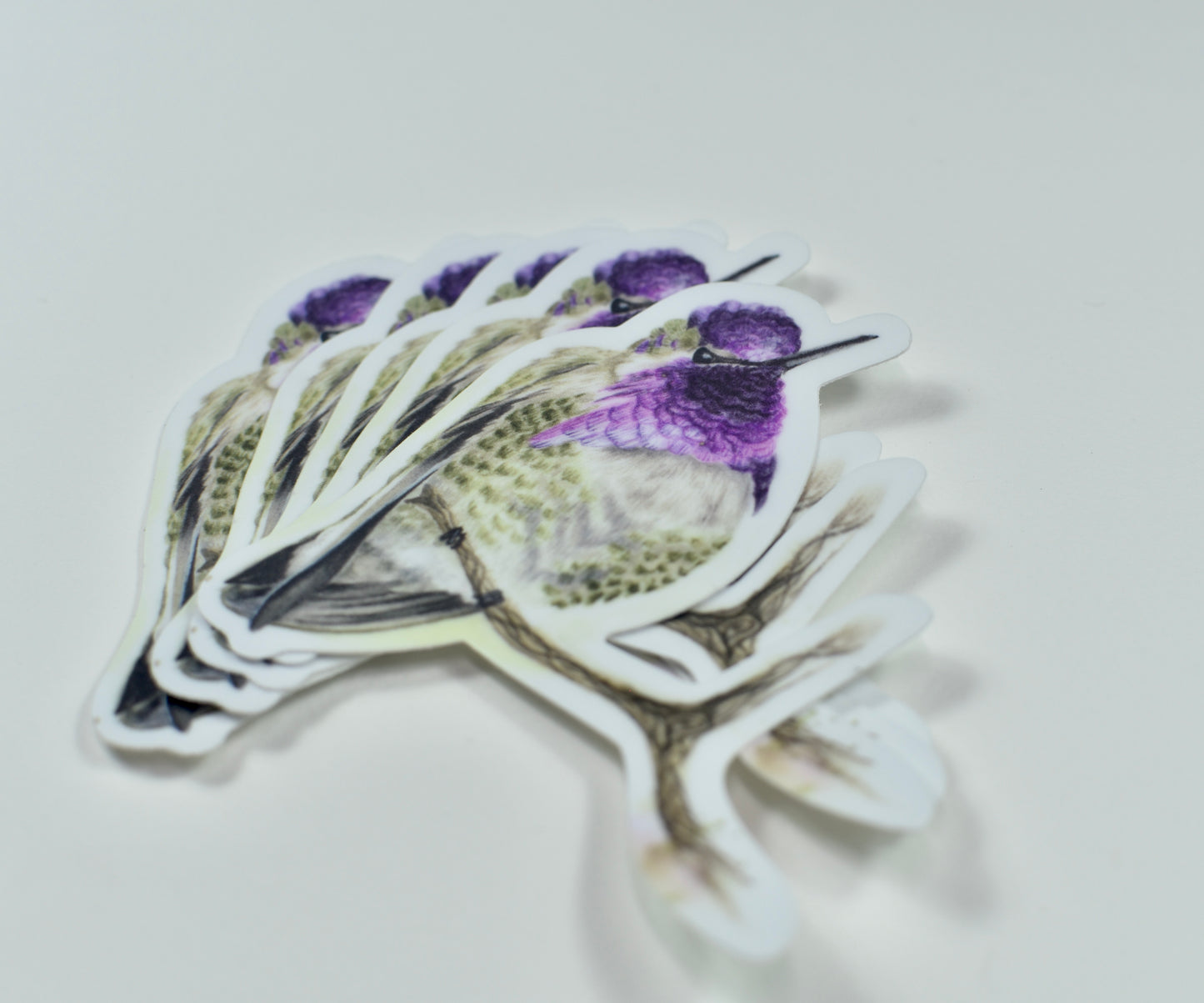 Costa's Hummingbird Die-Cut Sticker