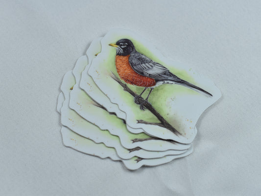 American Robin Die-Cut Sticker