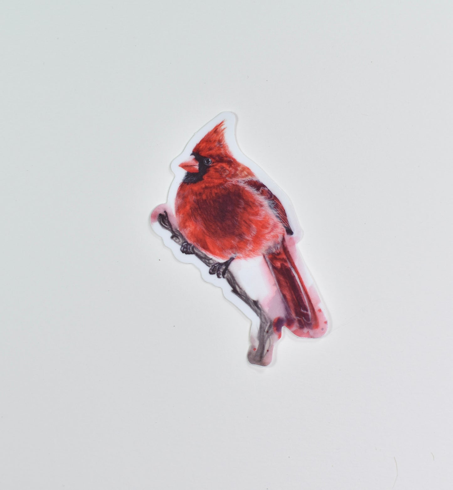 Northern Cardinal (Male) Die-Cut Sticker